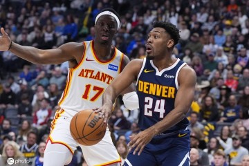 丹尼尔斯三双约翰逊29+9+6 老鹰末节发力大胜掘金